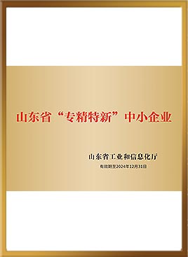 山東省“專精特新”中小企業(yè)